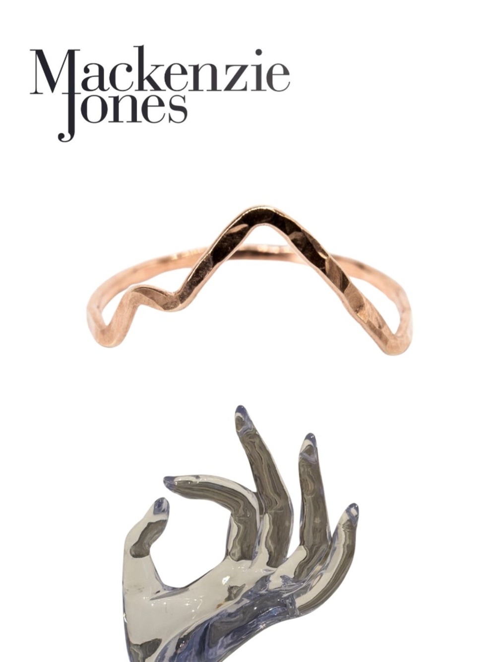 Mackenzie Jones 14K Rose Gold Fill “Mountain” Ring - Unisex